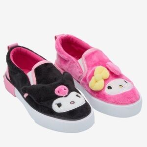 NWT Sanrio Kuromi & My Melody Women’s Plush Character Loafers Size 8